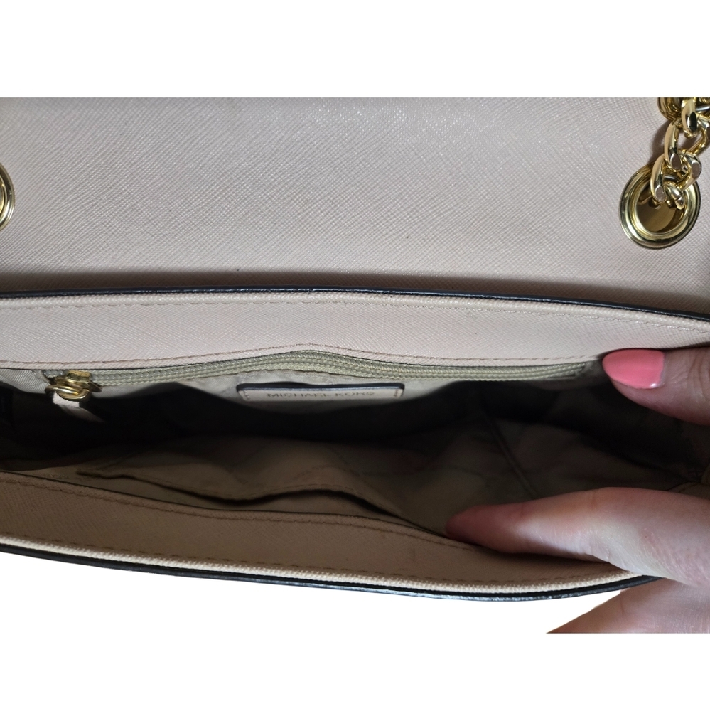 Michael Kors Tina Ballet Pink Convertible Style Purse - Picture 9 of 10